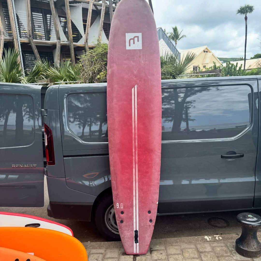 Planche mousse rouge 9 pieds